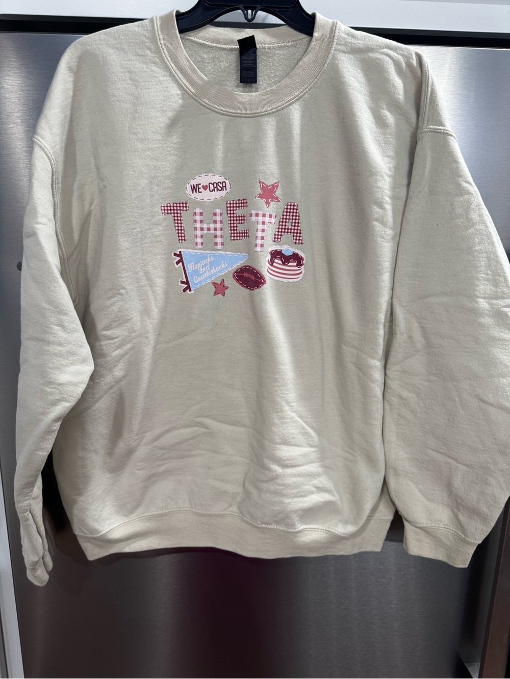 Kappa Alpha Theta Neutral Cream Graphic Sweatshirt - Unbranded Women’s Sweater